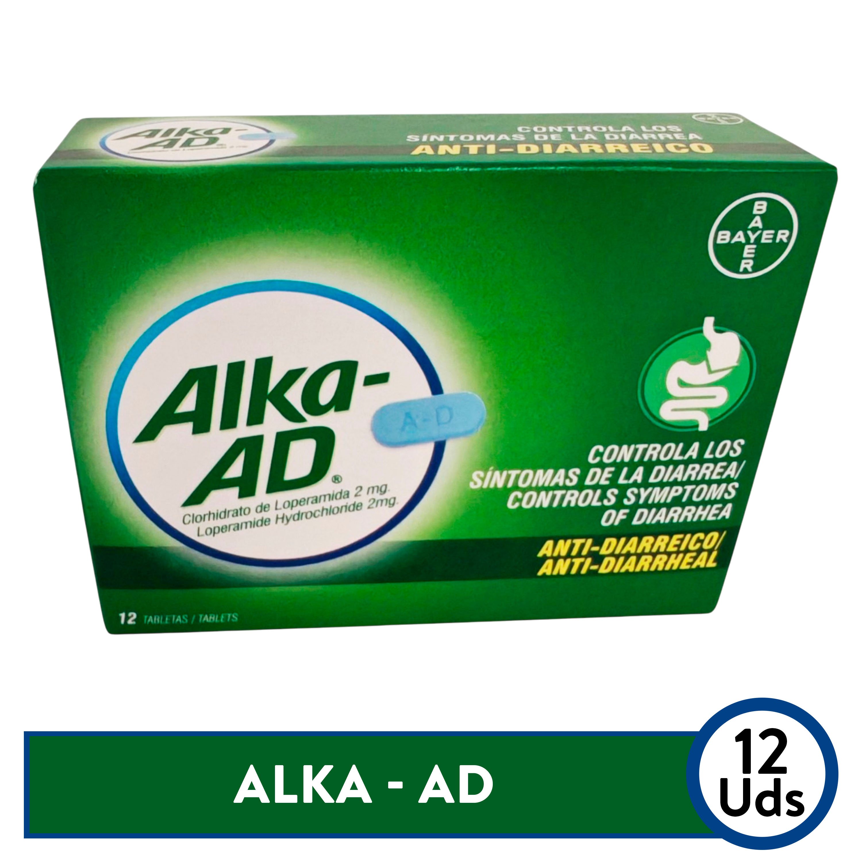 Alka-Ad caja 12 tabletas