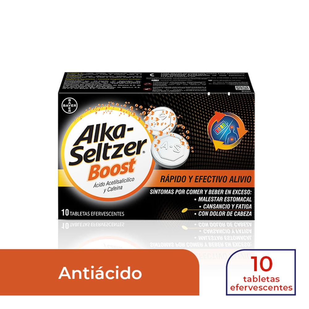 Alka Seltzer Extreme Boost - 10 tabletas