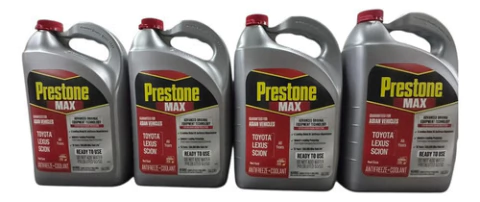 Anticongelante Prestone Max Rojo Pack De 4 Galones Rojo