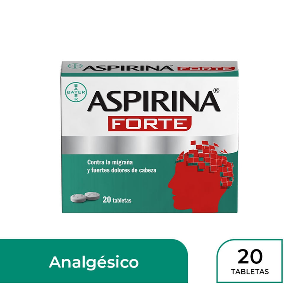 Aspirina Forte caja 20 comprimidos