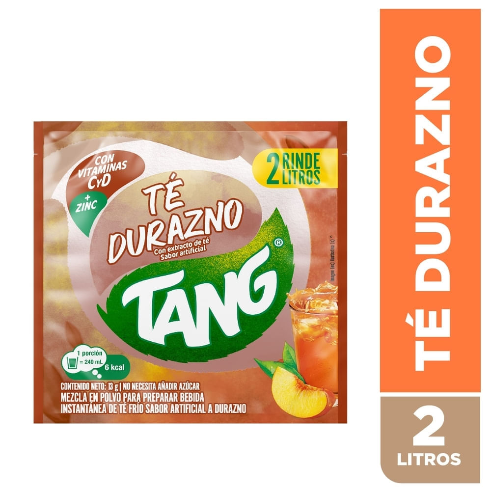 Bebida en Polvo Tang Te Durazno 13 g
