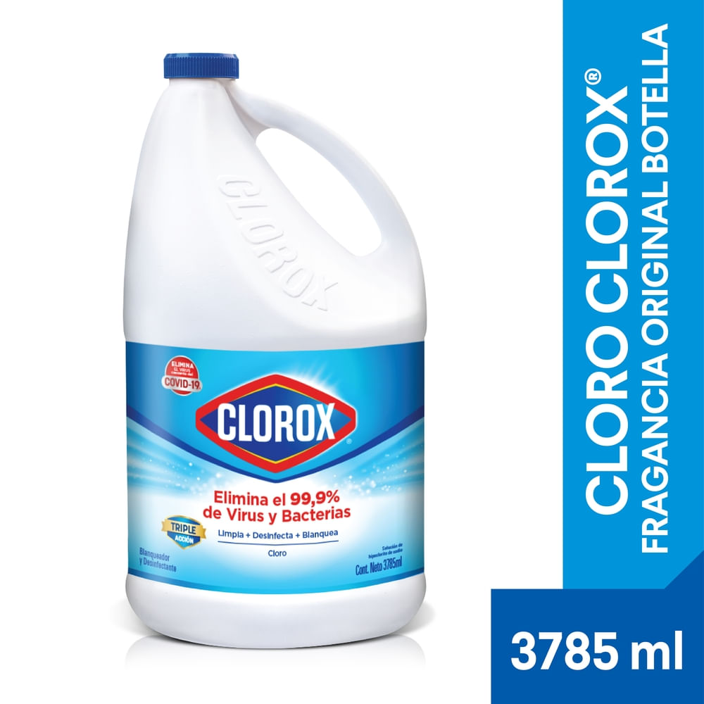 Cloro Clorox Fragancia Original Triple Acción 3785ml