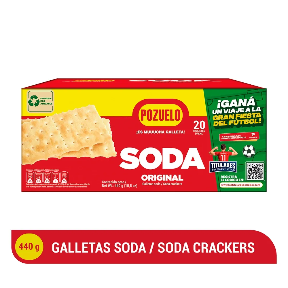 Galletas Soda Pozuelo 440 g