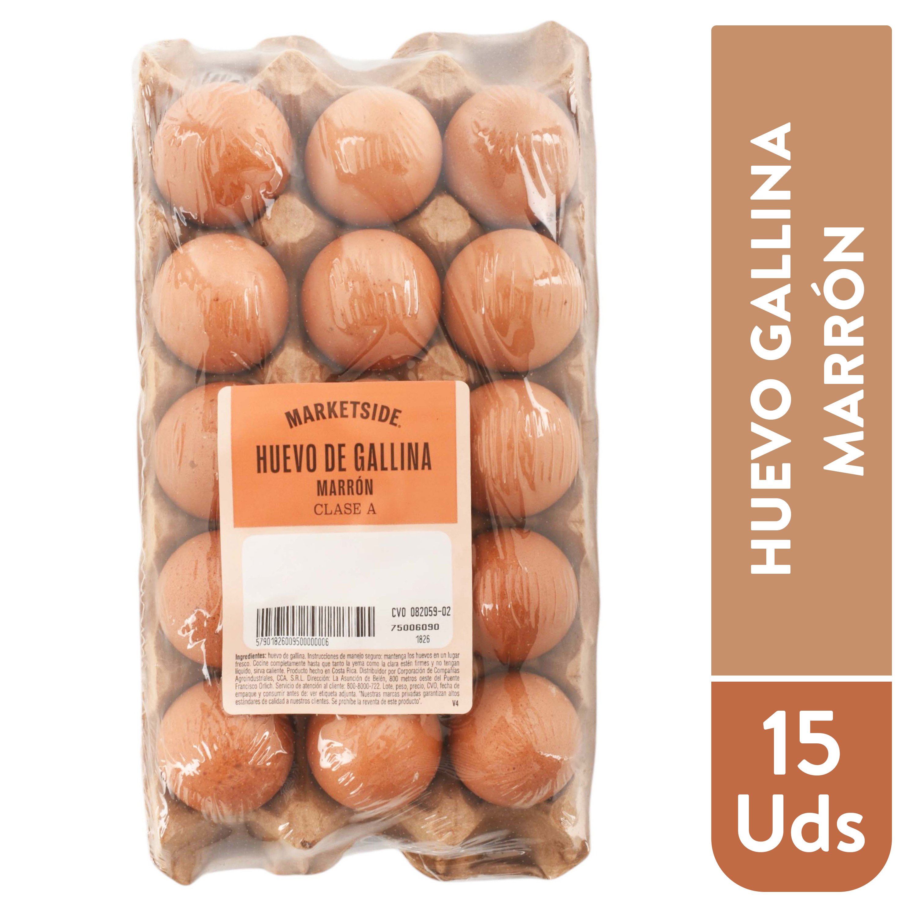 Huevo Gallina Marrón Cartón de 15 Uds por Kilo Don Cristobal