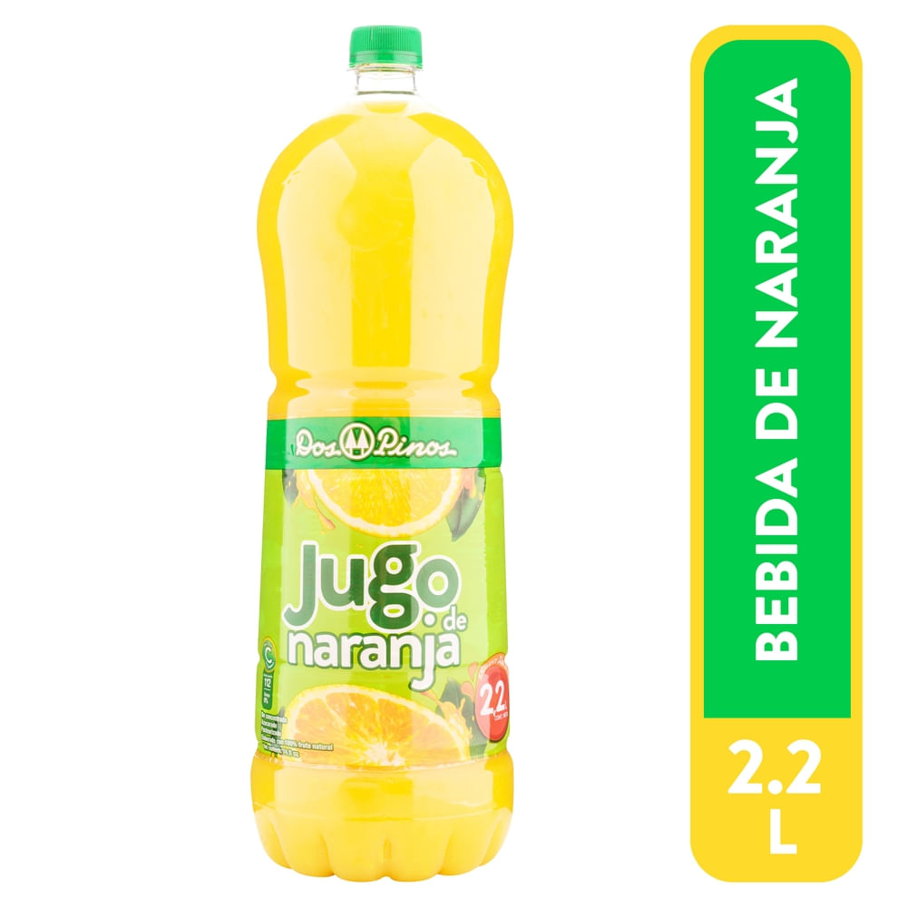 Jugo de Naranja DOS PINOS Fuente De Vitamina C - 2.2 L