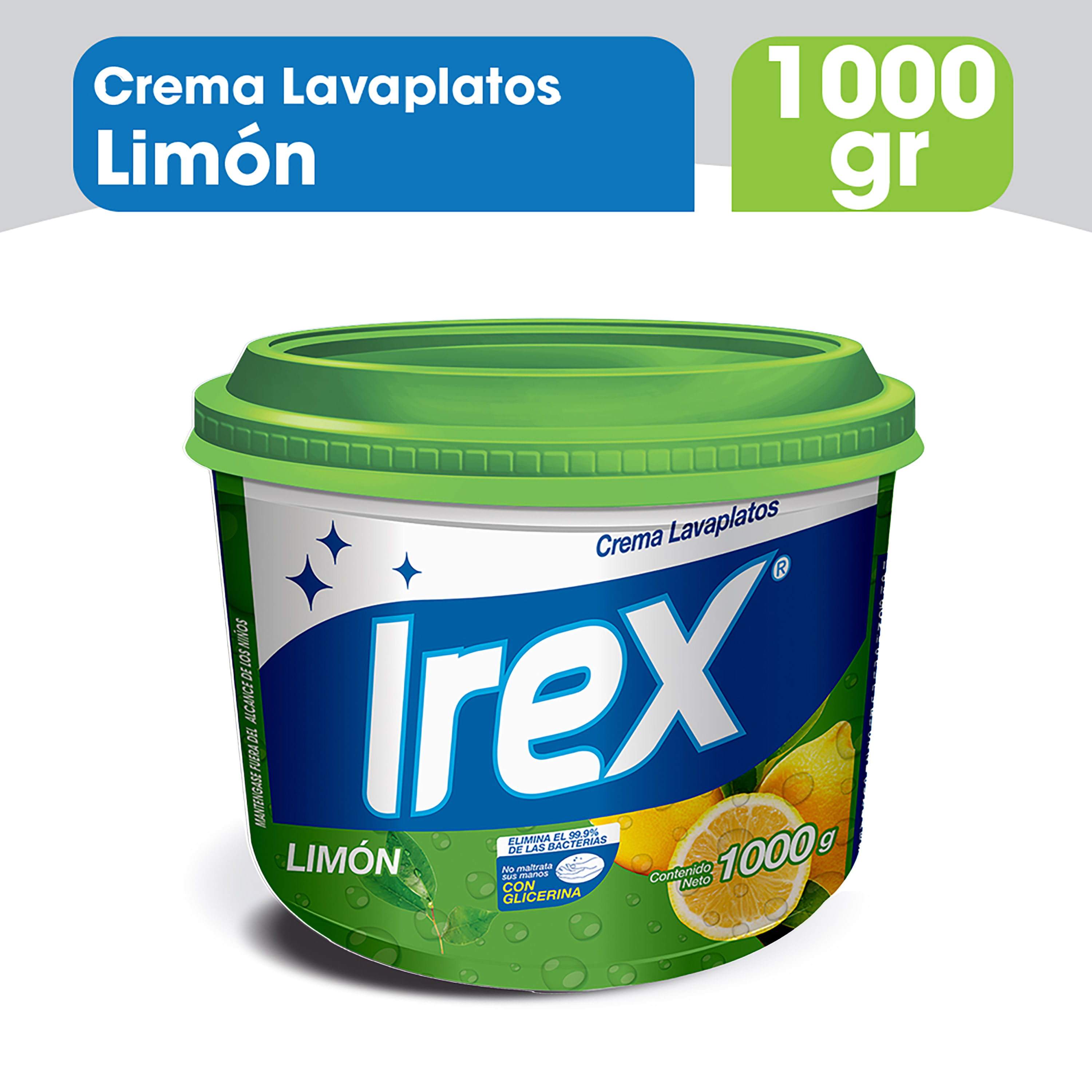 Lavaplatos IREX en Crema Limón - 1000 g