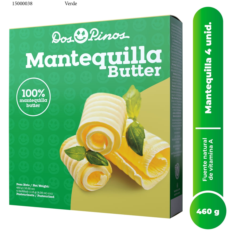 Mantequilla Dos Pinos Con Sal - 460 g