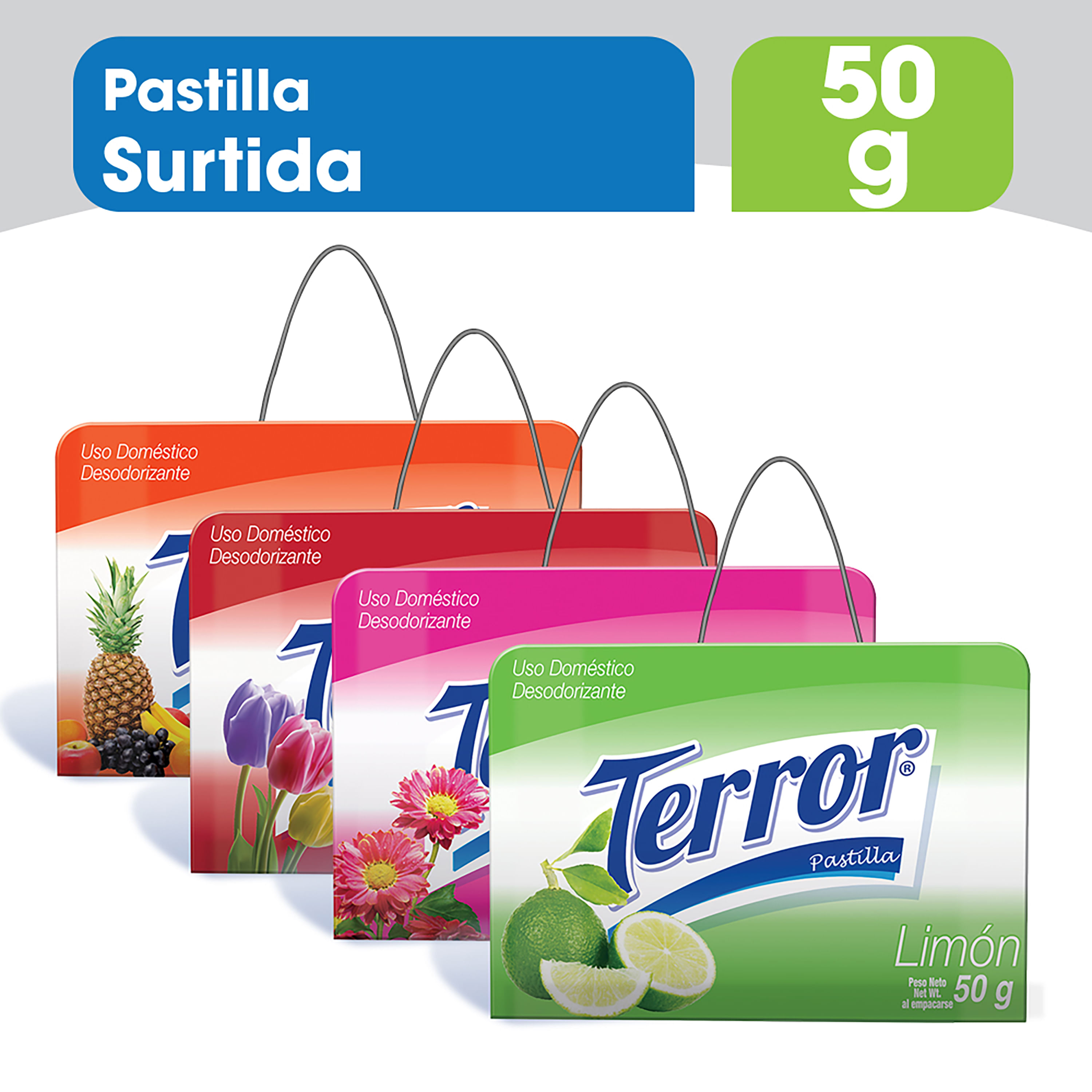 Pastilla desodorizante aroma surtido - 50 g