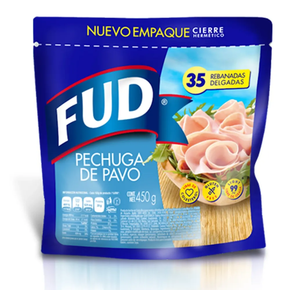 Pechuga Fud de pavo zipack de 35 rebanadas - 450 g