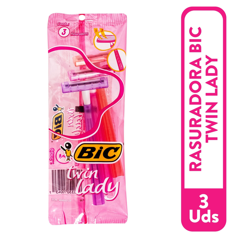Rasuradoras Bic doble hoja - 3 Uds