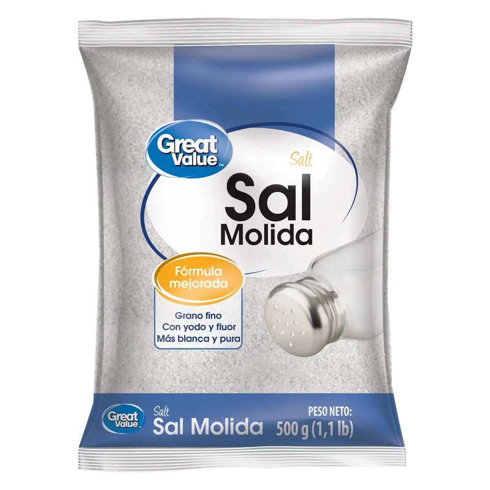 Sal Molida Great Value - 500 g