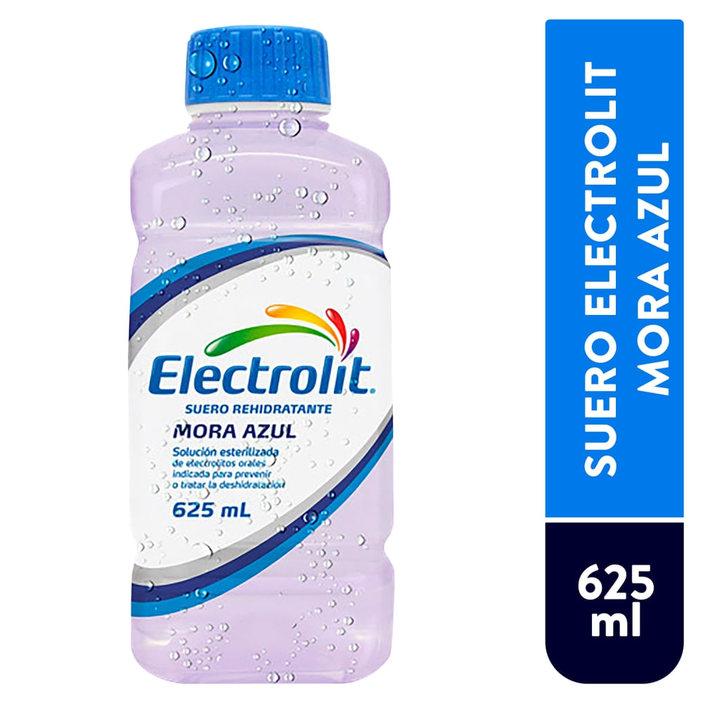 Suero Electrolit Rehidratante Sabor Mora Azul 625 ml