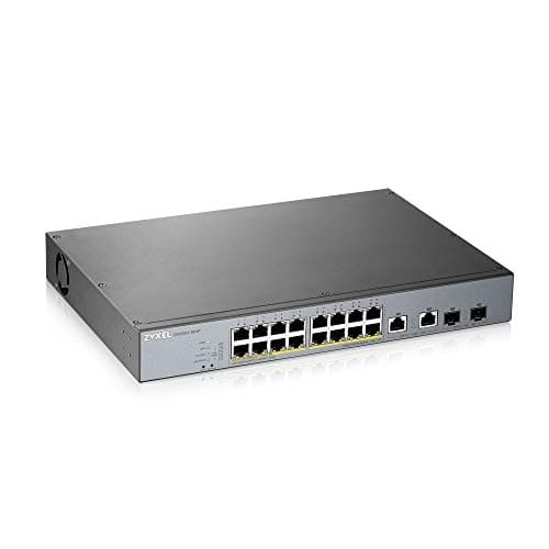 Switch PoE+ Zyxel Nebula 16 Puertos Gigabit SM + 2 Puertos