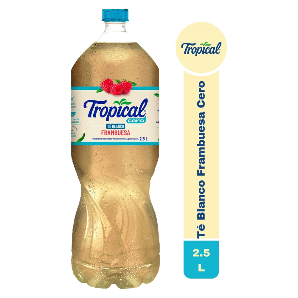 Té Blanco Tropical Frambuesa Cero - 2.5 L
