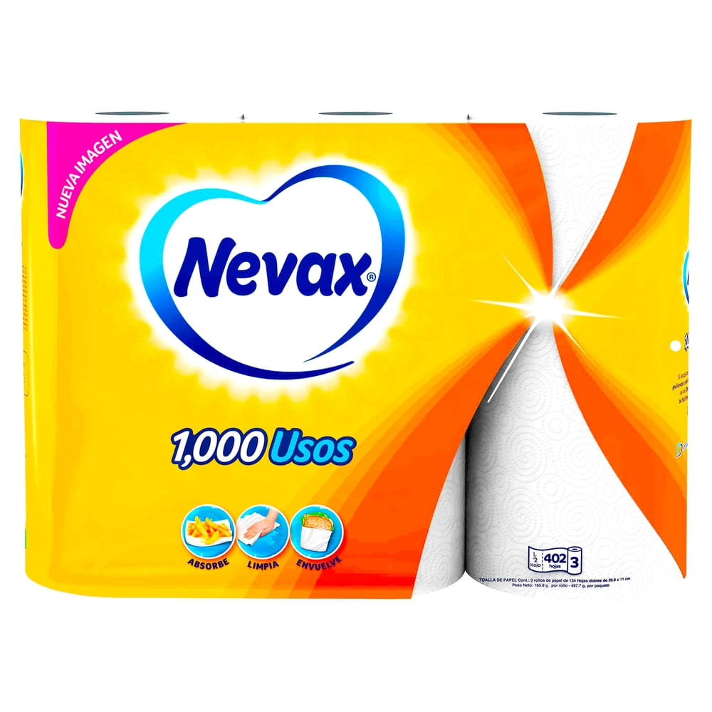 Toallas de papel mil usos - 3 uds