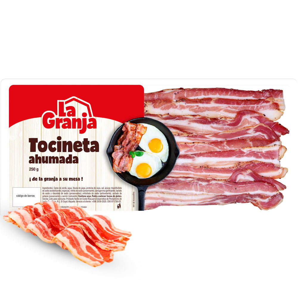 Tocineta La Granja Ahumada - 250 g